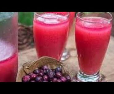 Falsa juice recipe (Grewia Asiatica)| Falsay Ka Sharbat Ramazan Special, فالسے کا شربت |  by HYN