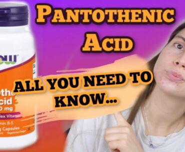 ALL YOU NEED TO KNOW ABOUT PANTOTHENIC ACID! || SIDE EFFECTS, NEGATIVES AND POSITIVES. Q&A PART 2!