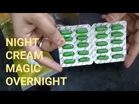 Night Cream Magic Overnight with Vitamin E Oil And Aloe Vera Gel | Chanda Jha