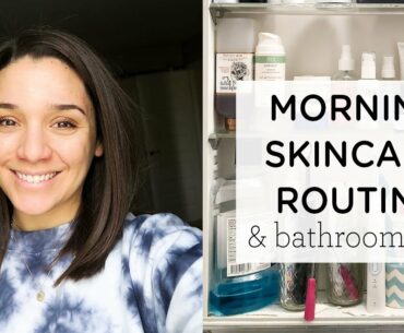 Morning Skincare Routine + Bathroom Tour ‣‣ WELLNESS AT HOME