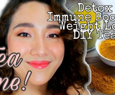 How to Make Your Own Detoxifying, Immune Booster Tea Enriched with Fiber, Vitamin C and Antioxidants