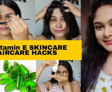 10 SKINCARE HACKS With VITAMIN E OIL For GLOWING SKIN THICK HAIR & BRIGHT BODY #BODYCARE #BEAUTY