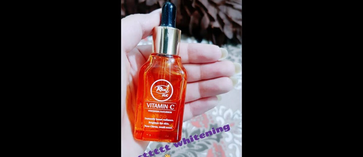 best whitening serum/vitamin c oil/review of rivaj vitamin c serum