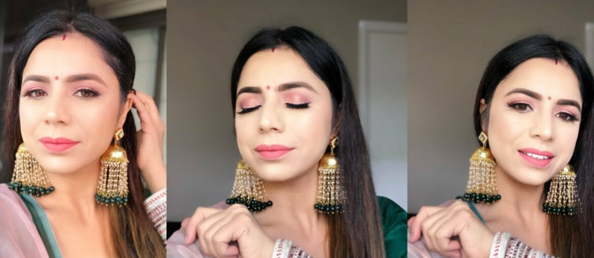 Newly wed makeup look/Peach makeup look