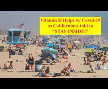 ALERT! New Study on Vitamin D & COVID Mortality Rates...DUH! (Bix Weir)