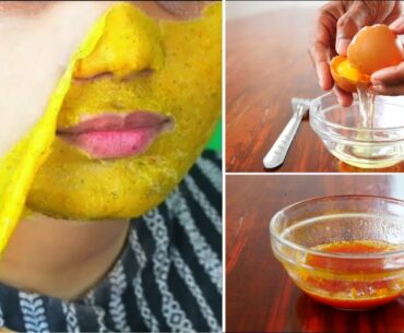 Will EGG White and Cleansing Oil Eliminate the Nose Blackhead? Skin Whitening Vitamin e Facial