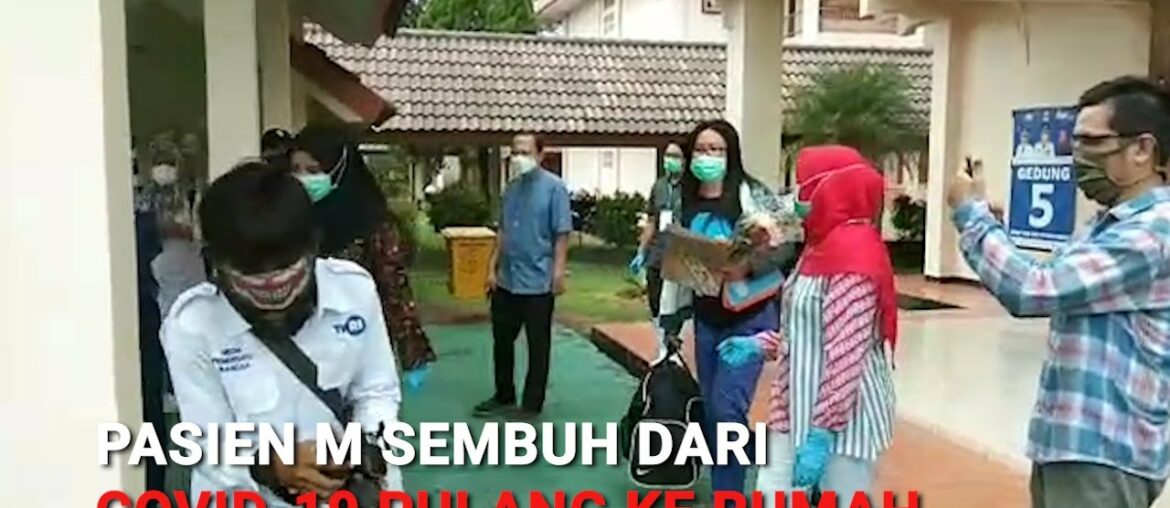 Pasien M Sembuh dari Covid-19 Pulang ke Rumah