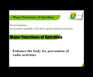 TIENS SPIRULINA BENEFITS AND MAJOR FUNCTION IN HUMAN BODY