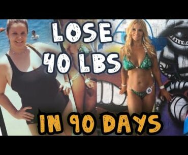 HOW I LOST 40 lbs IN 3 months | WHAT TO EAT / SHAKES / VITAMINS /BURN FAT