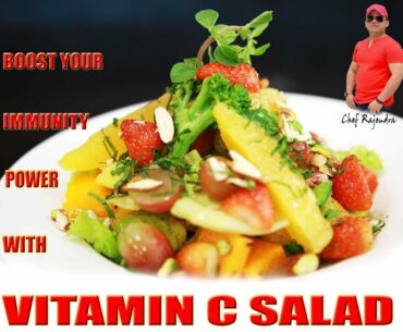 VITAMIN C SALAD. HOW  TO INCREASE IMMUNITY POWER /INDISH FUSION FOOD AND COCKTAILS