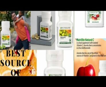 Amway Nutrilite(Natural C)Benefits/Natural C Benefits /Vitamine C extend  with Cerola Concentrates.
