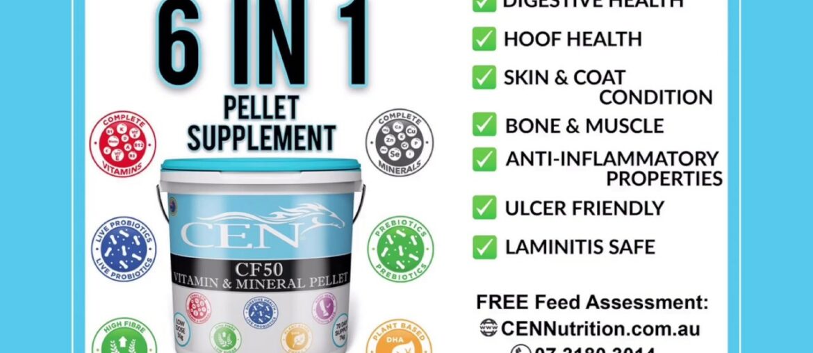 CEN CF50 - Australia's Only 6 In 1 Pellet Supplement