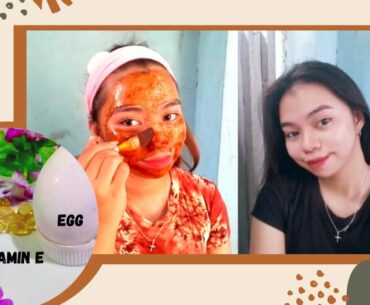 DIY coffee Facemask, Instant Glass skin ba hanap mo? w/Vitamin E. #sulit