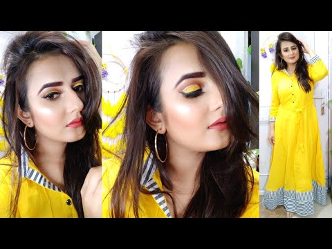 I Tried Cut Crease 💛 Eye Makeup for the First Tym 🙄🙈🤪/ Uncut Version / Real Struggle😣 /SWATI BHAMBRA