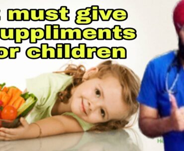 Baby care #1 : IRON and vitamin D supplements in kids are MUST!  Dr.Education (Eng)