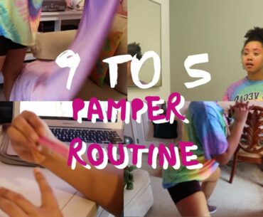 My AT HOME PAMPER ROUTINE (9 to 5 work week recovery)