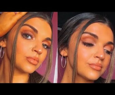 90’s INSPIRED BROWN / NUDE SOFT GLAM MAKEUP LOOK