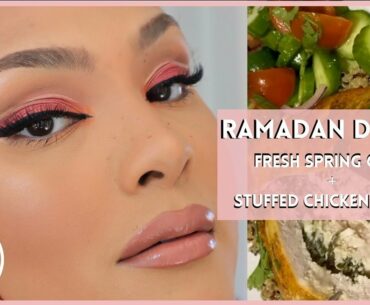 INSANELY PRETTY EID SPRING MAKEUP+ MY FAMOUS STUFFED CHICKEN RECIPE11 | Ramadan day 16 | CHINUTAY