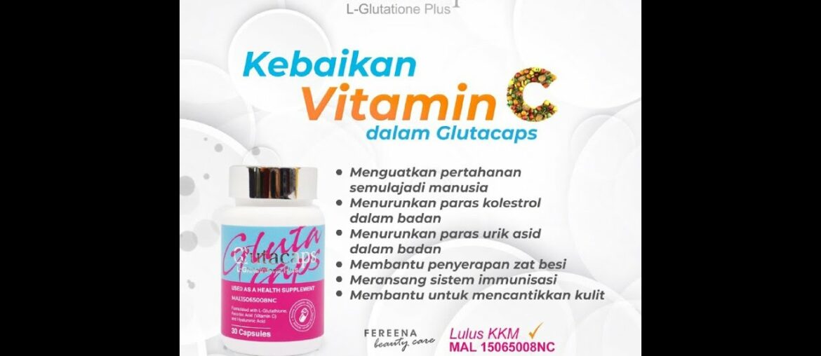 Glutacaps Vitamin C - Suplemen Vitamin C Lawan Covid19