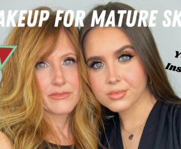 MOTHER'S DAY SPECIAL GLAM | Makeup For Mature Skin | Sierra Cooley