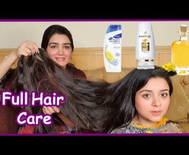 My Daughter's Full Hair Care Routine, Shampoo, Conditioner, Hair Oil & Beauty Drink Etc