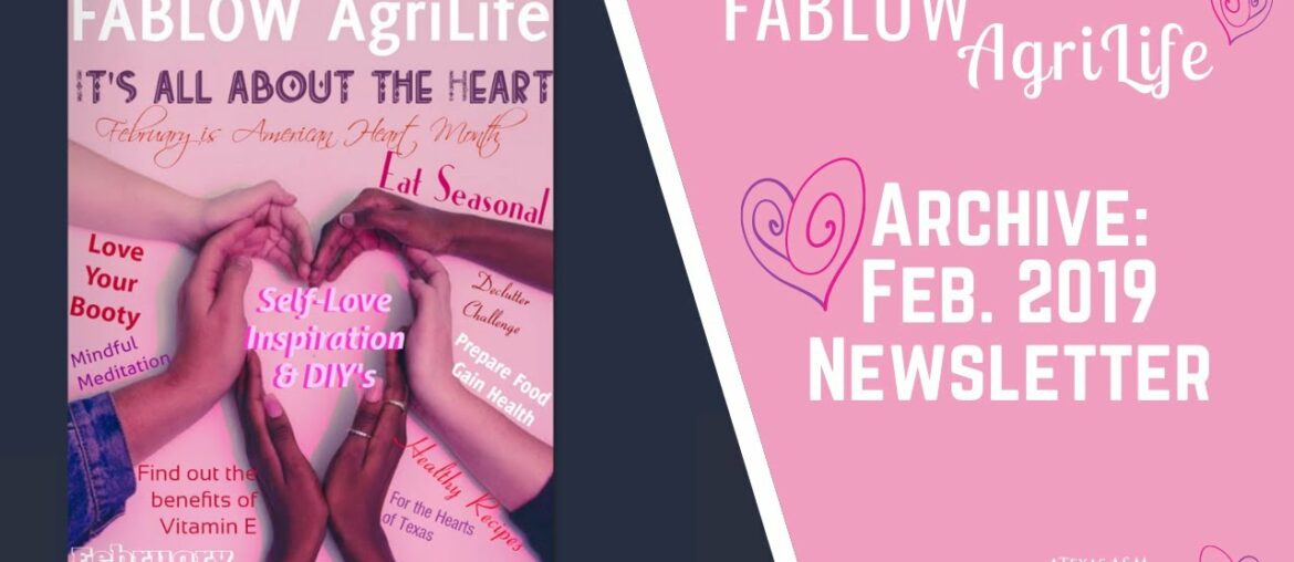 FABLOW AgriLife: February 2019 Newsletter (Issue 28)