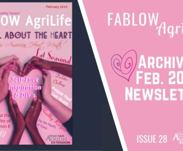 FABLOW AgriLife: February 2019 Newsletter (Issue 28)