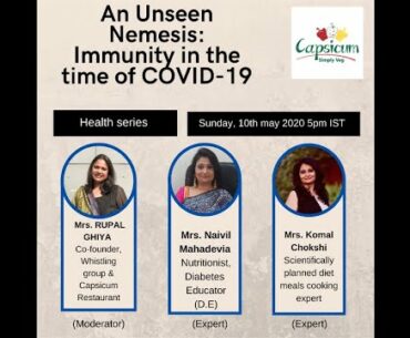 Capsicum Health Series - An Unseen Nemesis : Immunity in the times of COVID-19