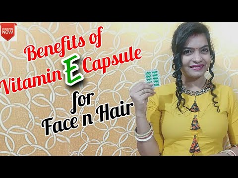 Benefits of #Vitamin_E for Face n Hair || Evion 400 Capsul ||