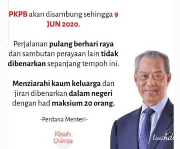 PKPB Dilanjutkan, Sambut Raya di perantauan.