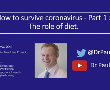 Dr. Paul Mason - 'How to Survive Coronavirus - Part 1: The Role of Diet'