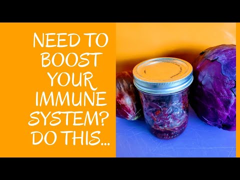 How to Boost your Immune System with my super simple purple sauerkraut