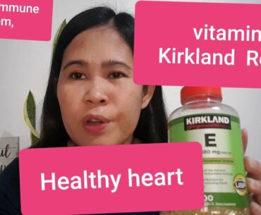 Anti AGING,BENEFITS OF Vitamin E 400 IU KIRKLAND REVIEW#ANTI OXIDANT