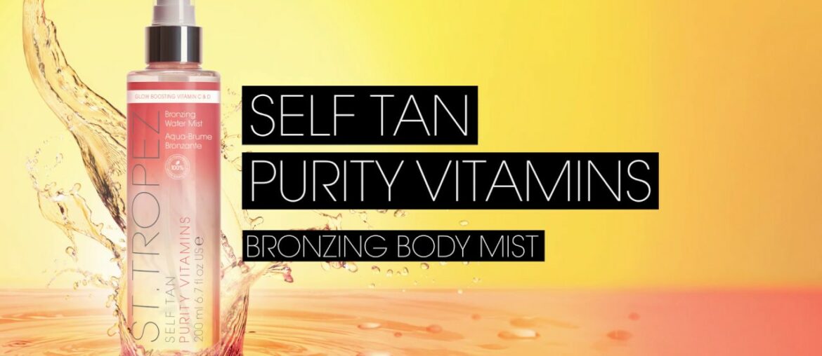 Comment Appliquer | St.Tropez Self Tan Purity Vitamins Bronzing Water Body Mist