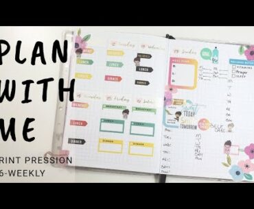 Wellness Wednesday Plan with me: Print Pression B6-May 11th-17th|MzThia