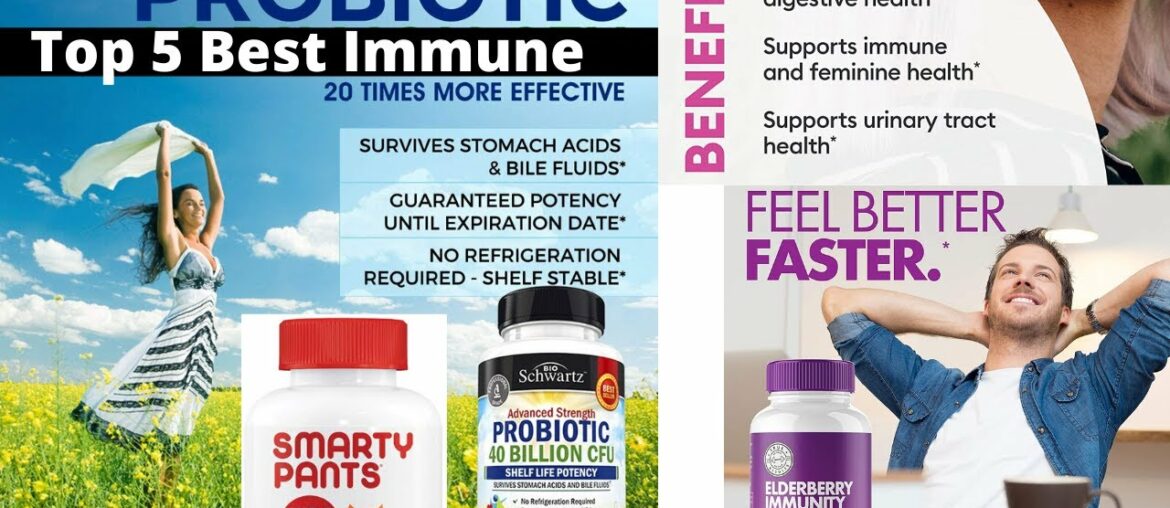 Top 5 Best Vitamins & Herbal Defense For Immune System || Probiotics for Adults and Kids