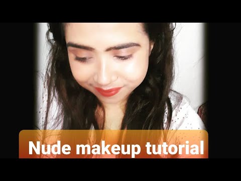 Nude makeup look/My first video