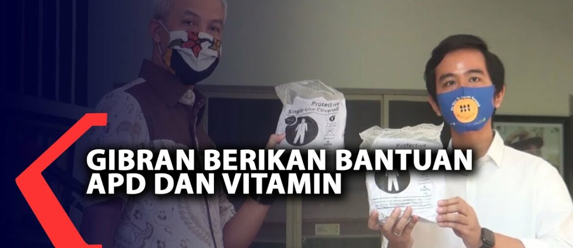 Gibran Berikan Bantuan APD dan Vitamin