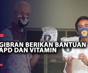 Gibran Berikan Bantuan APD dan Vitamin