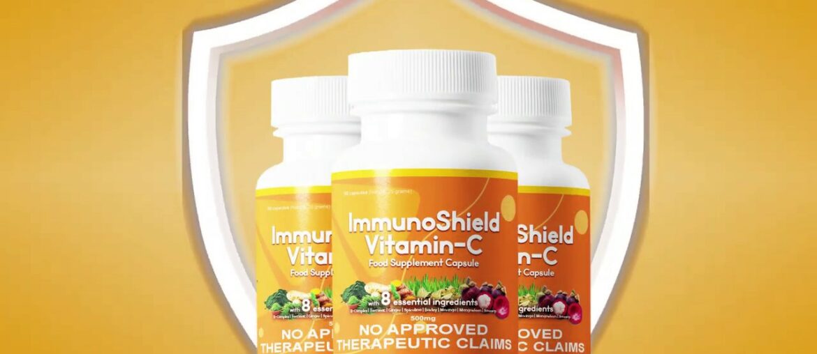 FTW Fast Track Worldwide ImmunoShield Vitamin-C Food Supplement Capsule with 8 Essential Ingredients