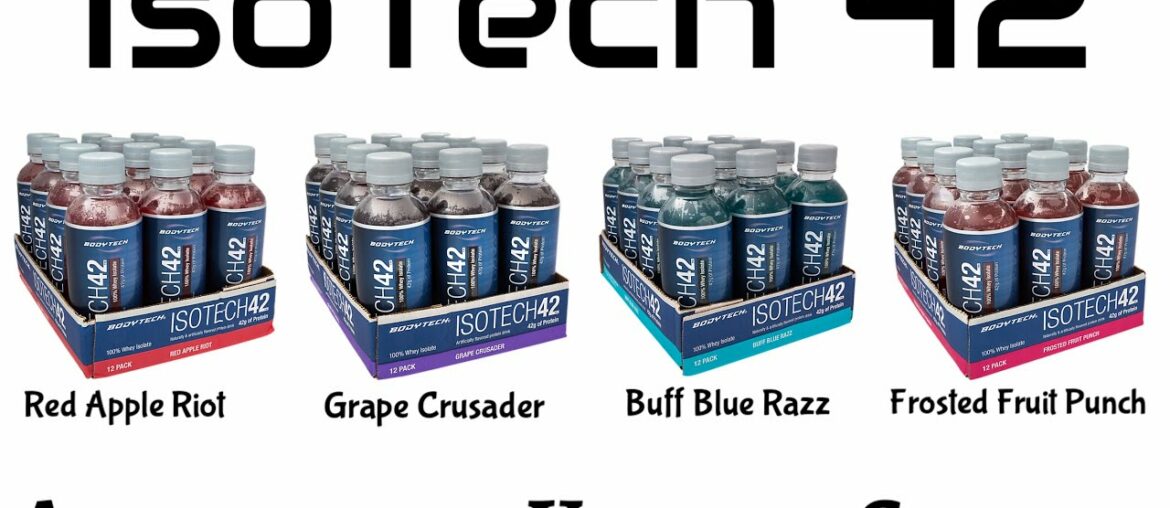 IsoTech 42 Frosted Fruit Punch Review and Taste Test | Avaliable at Vitamin Shoppe