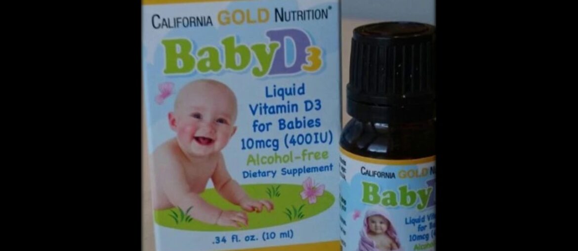 California Gold Nutrition, Baby Vitamin D3 Drops, 10 mcg