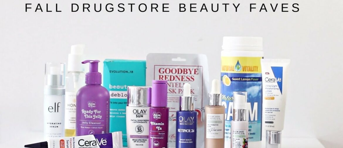 Fall Drugstore Beauty Favorites 2019