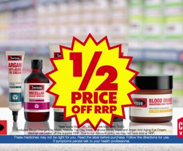 Find Half Price Swisse Vitamins & Skincare at Chemist Warehouse