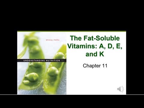 Fat-Soluble Vitamins (Chapter 11)