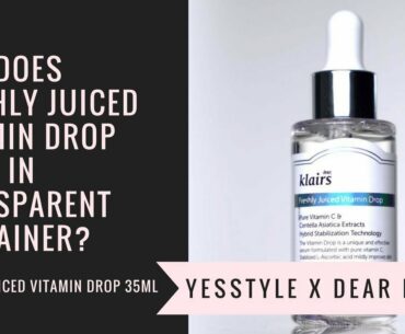 Why does Freshly Juiced Vitamin Drop come in Transparent Container? | YesStyle Korean Beauty