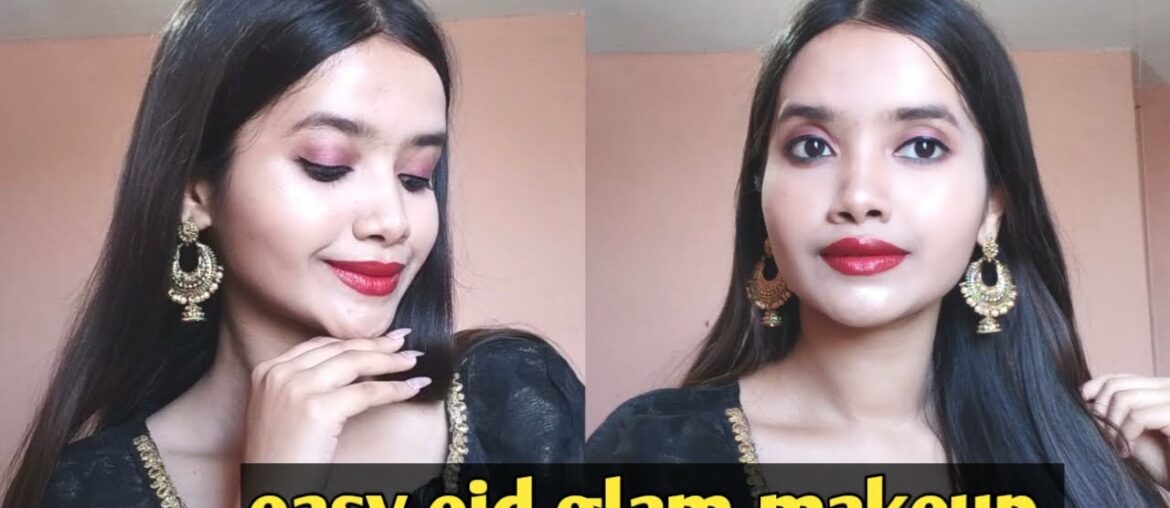 #mysteryofbeautyfam #eidmakeup easy eid glam Makeup ||for beginners || mystery of beauty