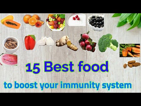 15 Best foods to boost your immunity system  (improve immunity system)immunity power kaise badhayein