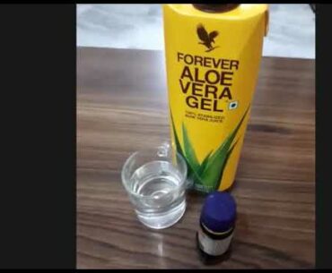 Forever Aloe Vera live Demo #with chemical  #best#healthy#fitness #Forever#alove