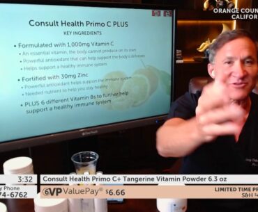 Consult Health Primo C+ Tangerine Vitamin Powder 6.3 oz | Consult Beaute & Health with the Dubro...